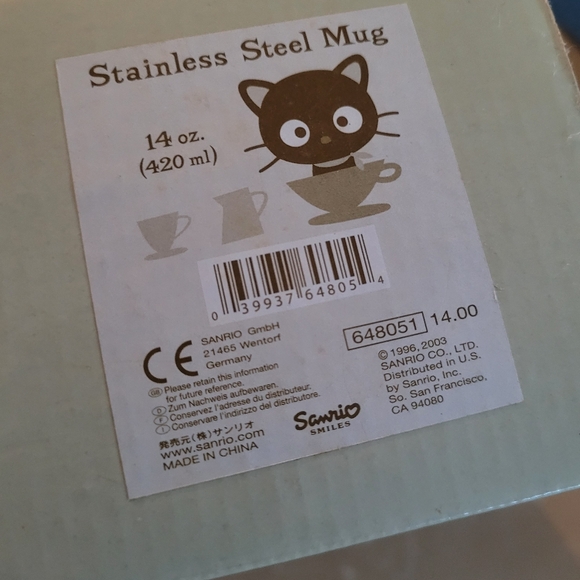 Vintage chococat stainless steel mug - Picture 2 of 3